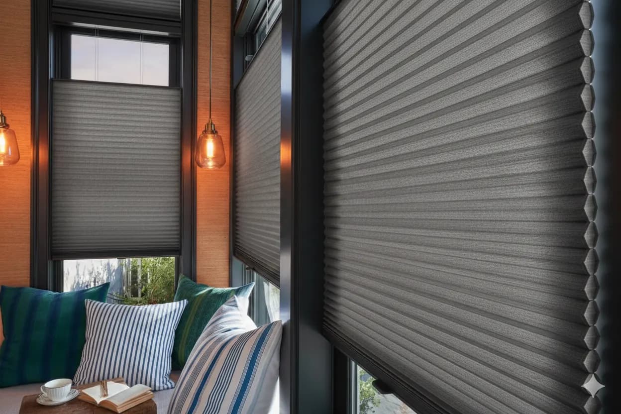 Honeycomb plise perde